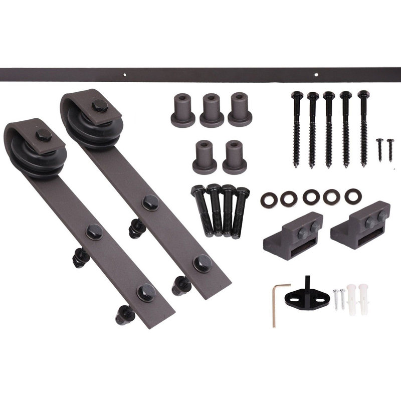 TMS 36 in. W x 84 in. H Barn Door with Barn Door Hardware