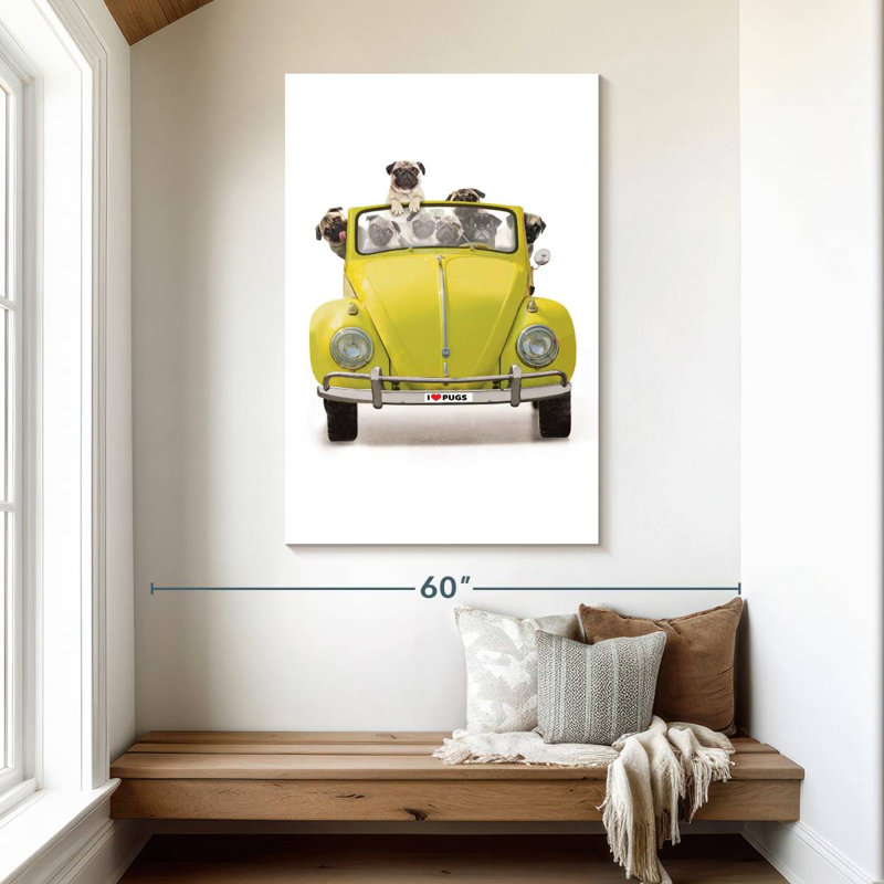 Pug Bug, 48" H x 32" W