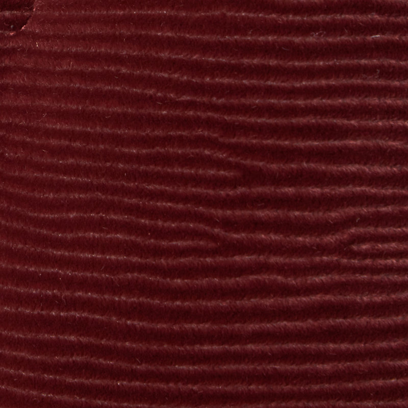 Coussin de siège d'intérieur réversible en velours côtelé, Set of 2, Vin