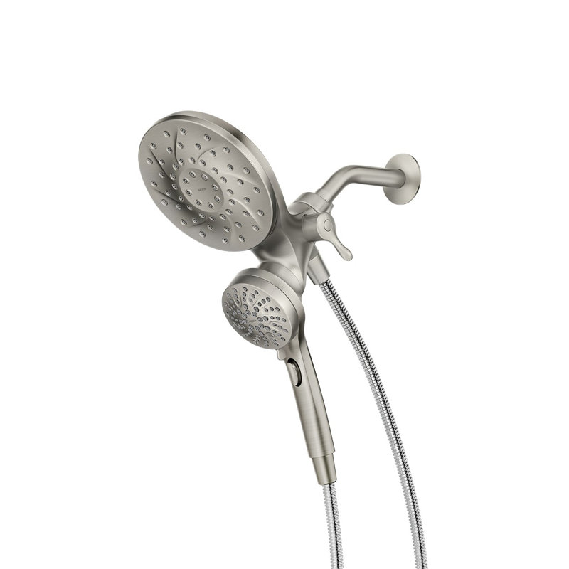 Pomme de douche à double fonction Engage avec Magnetix, Nickel brossé