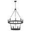 Lustre d'entrée de style bougie en acier 15 lumières Adriana-1023903120