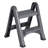 2 Step Plastic Step Stool with 300 lb. Load Capacity