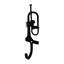 Trumpet - Wall Hook Small