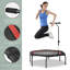 KINWELL 127cm Hexagon Fitness Trampoline with Handlebar-54636131