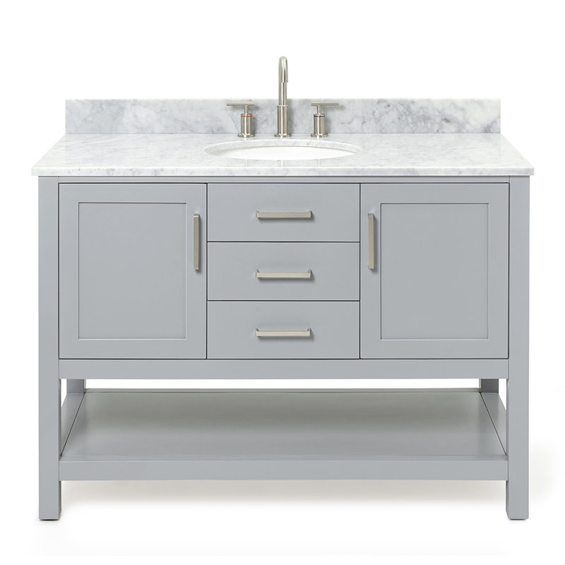 Bayhill 49'' W Single Vanity, Gray
