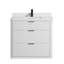 Meuble-lavabo Aria 36 po blanc