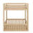 Wood Bunk Bed With Ladder And Guardrails-306962799