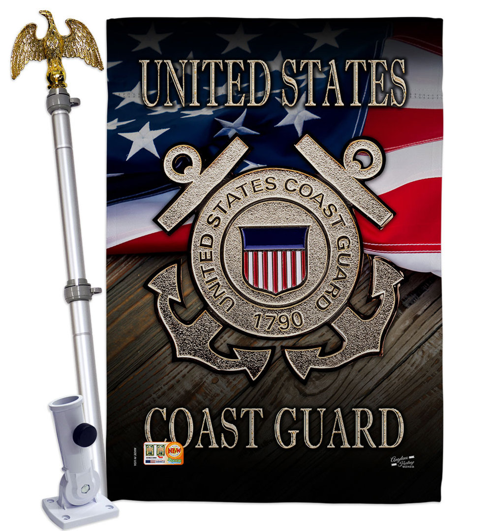 Double Sided 40'' H x 28'' W Polyester Flag Set (Set of 2) Angeleno Heritage