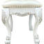 Tabouret de coiffeuse Ii blanc os - capacité de poids de 220 lb, largeur de siège de 21 po, profondeur de 17 po et fauteuil fiable en option de sièges confortables