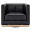 Chaise d'appoint pivotante rembourrée-922128099