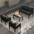 Coussin de schiste / structure noire