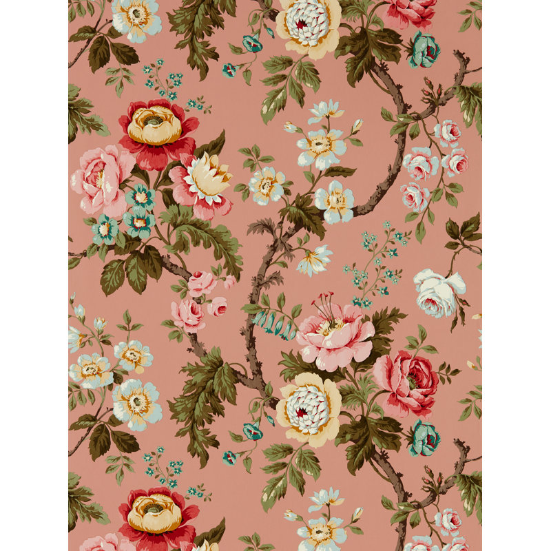 Hykenham Wallpaper, French Rose