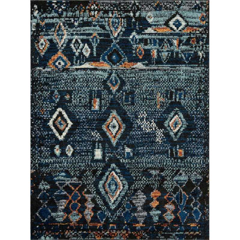 Victorville Abstract Indoor Rug, Rectangle 9' x 12'