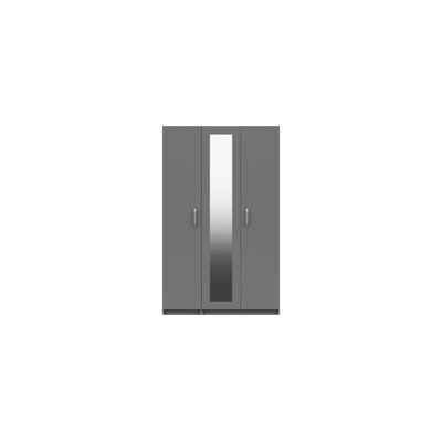 Narvaez 3 Door Manufactured Wood Wardrobe