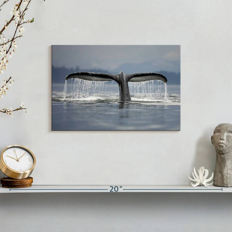Brampt Diving Whale Tail, 8" H x 12" W