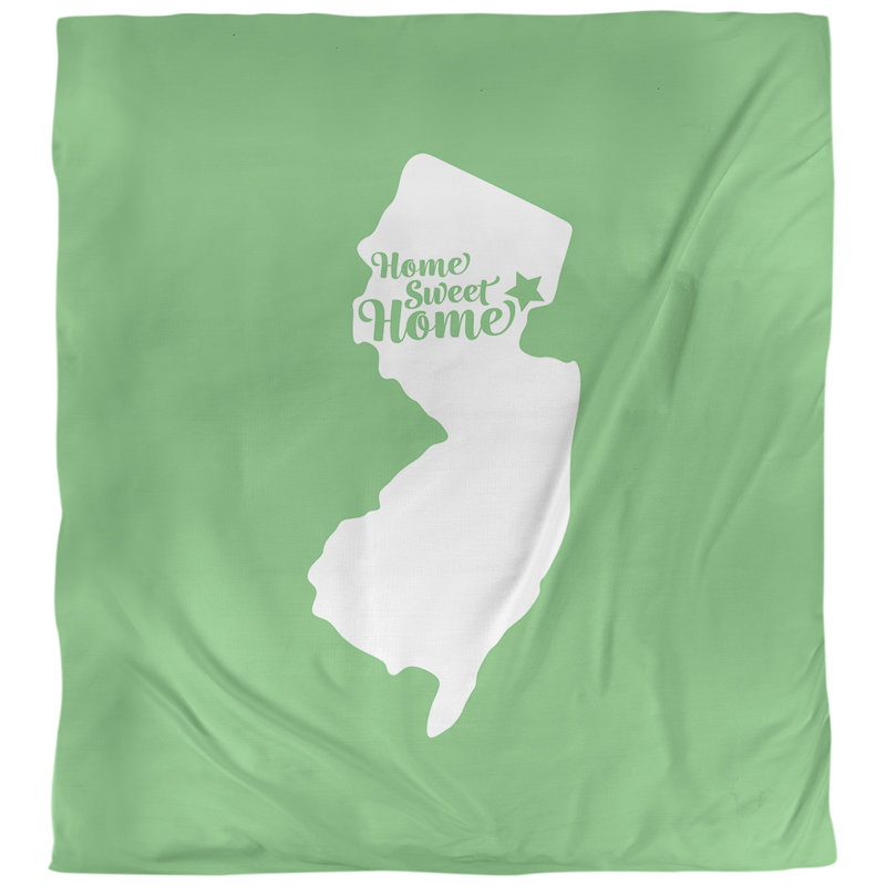 Housse de couette newark doux, Microfibre, Housse de couette pour grand lit, Vert