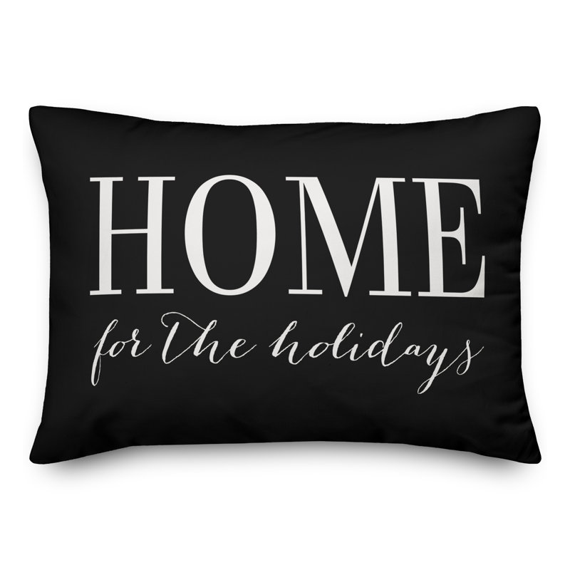 Coussin Home for the Holidays, Intérieur