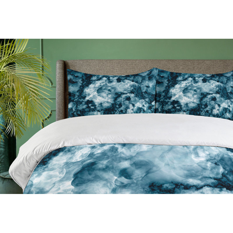 Modern & Contemporary Polyester Paisley Duvet Cover, King Duvet Cover