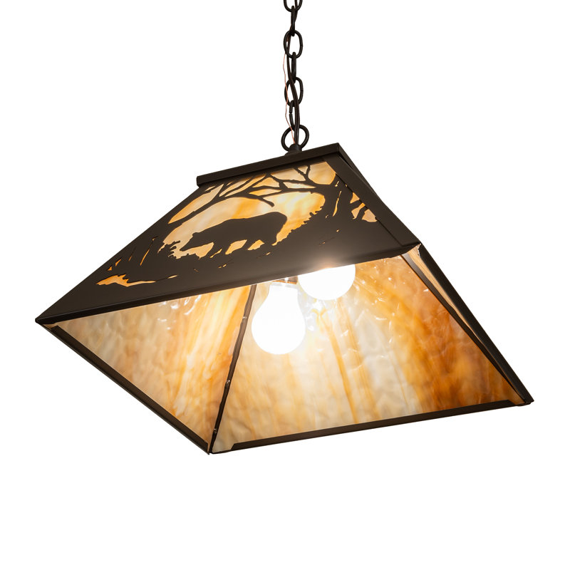 Rustic Lodge 2 - Light Pendant, Timeless Bronze