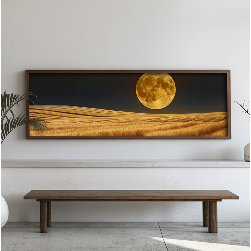 Élégante peinture décorative en panneau de fibres à densité moyenne, 15,7 x 47,2 x 0,1 pouces | 100% panneau de fibres à densité moyenne avec épaisseur de 3 mm, cadre 100% bois de pin | Œuvre d'art imprimé UV pour la décoration intérieure, le salon, le bureau, l'esthétique moderne