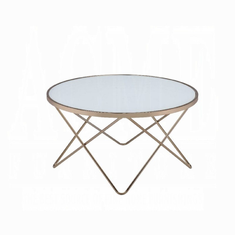 Valora Coffee Table, Antique Copper