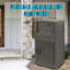 Boîte de rangement sécurisée 48 gallons avec panneau «PARCELS» - boîte de rangement 24,37 po x 17,83 po x 18,54 po avec couvercle verrouillable-1933576846
