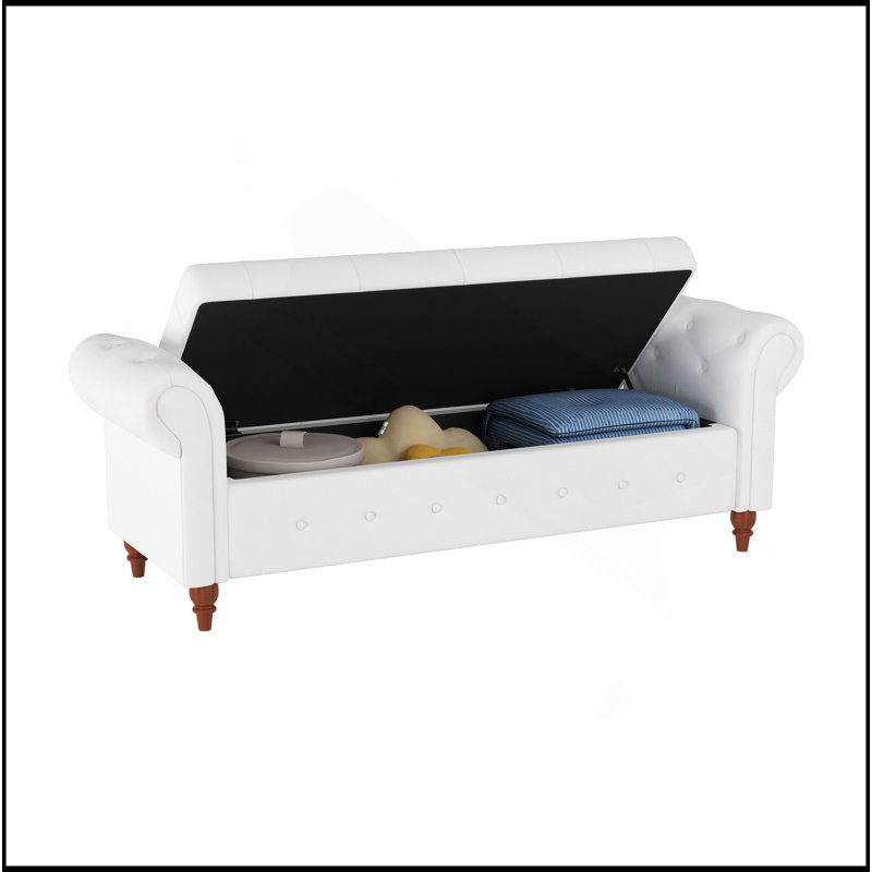 Tissu de banc de lit, Blanc, crème