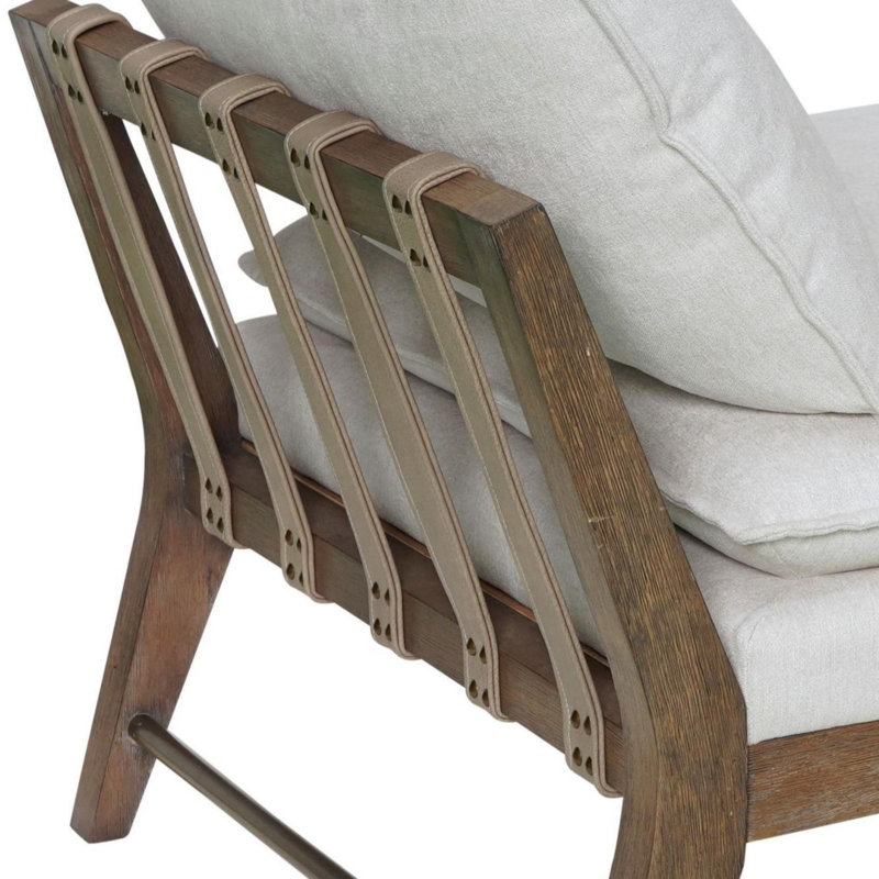 Daybed w/ Leather Strap Detail