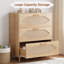 Commode 3 tiroirs moderne en bois pour chambre à coucher