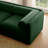 Large Modular Sectional Sofa Sectional Couch With Storage Chenille Sectional Sofa For Living Room, Cylindrical Backrest And Armrests 6 Seats,Green-234287571