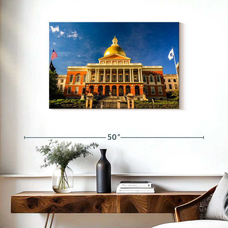 Nicci Massachusetts State House Boston, H 24 po x l 36 po