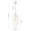 Lustre en verre bullé à 3 lumières Lelaina-2130717478-2108268995