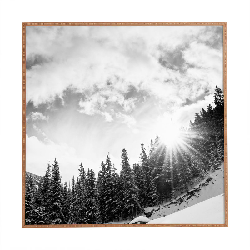 «White Mountain», reproduction de photo encadrée
