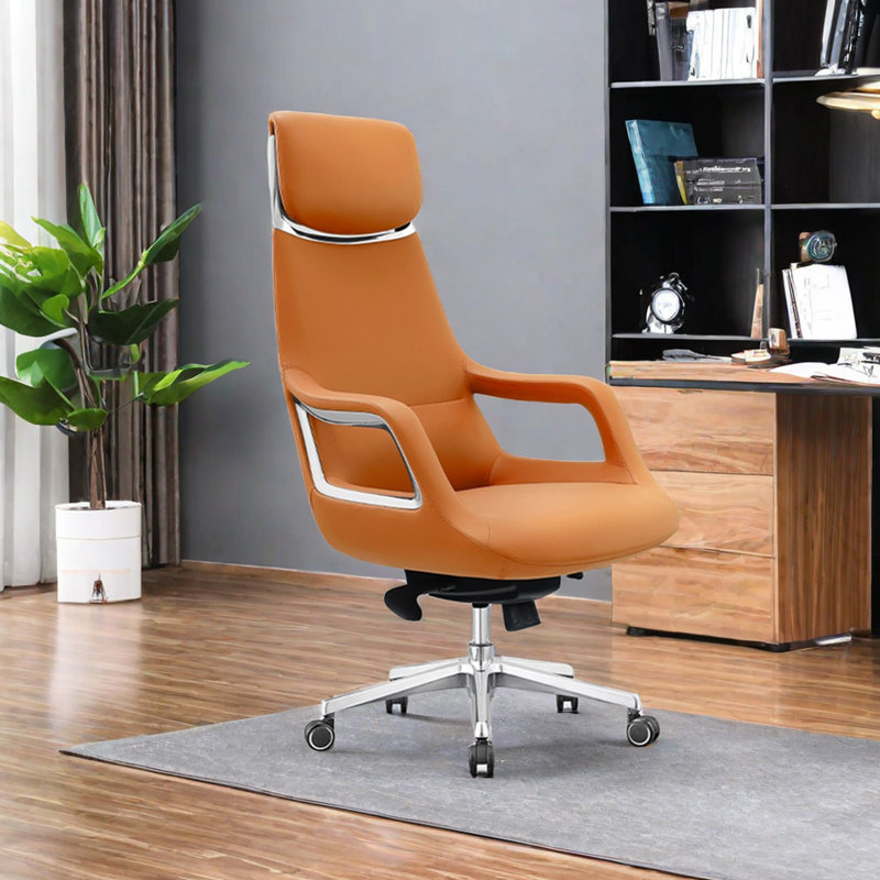 Raivyn Task Chair with Headrest, Orange