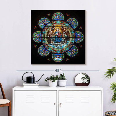 Vitrail Javetta de Marie et Jésus