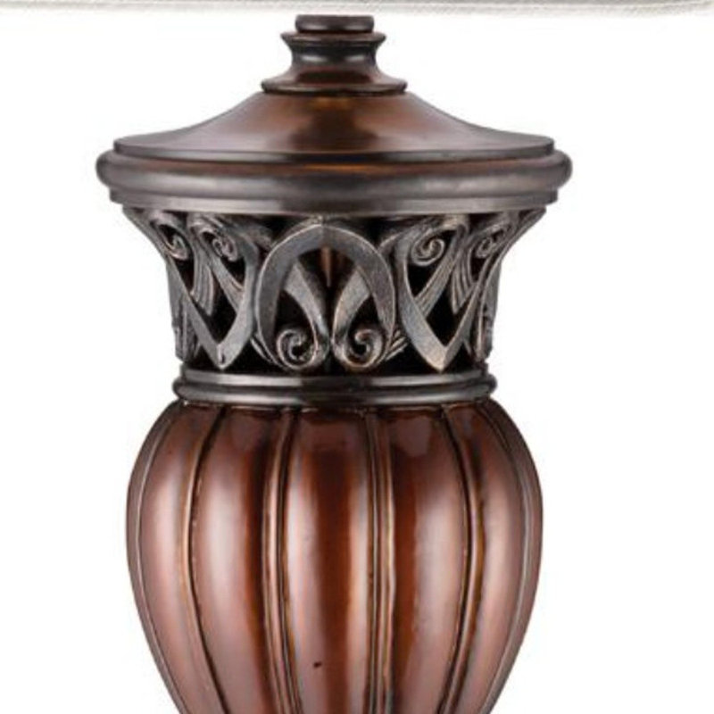 Frasier Table Lamp, Brown