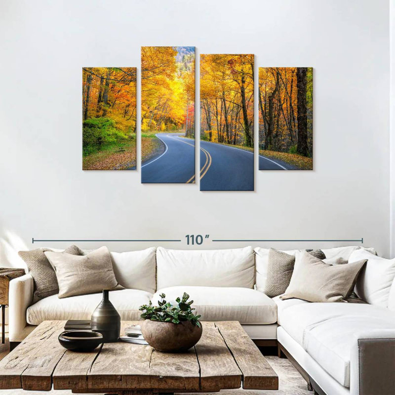 Paysage d'automne à Alvord Road, H 48 po x l 75 po