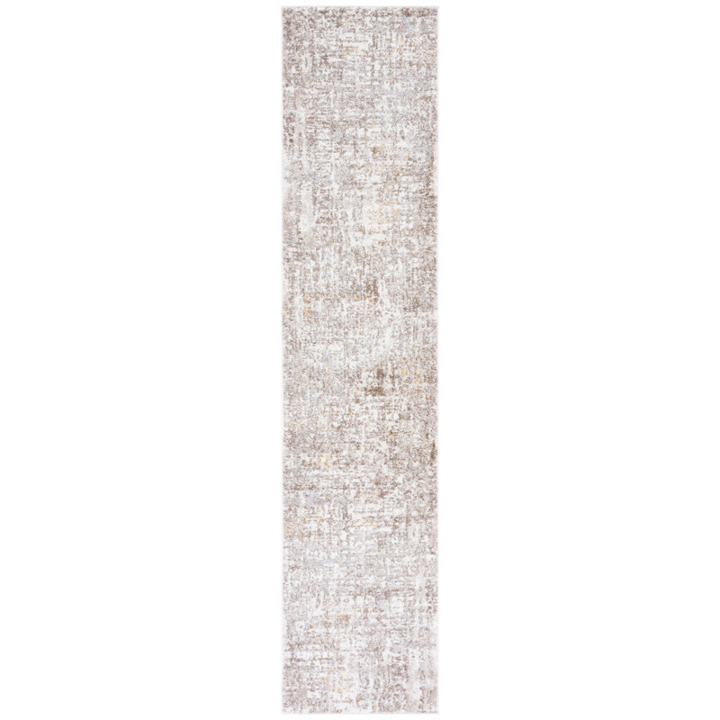 Ethellee Performance Abstract Rug, Runner 2' x 9'