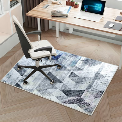 Office Chair Mat for Hardwood Floor, 47x59in Floor Mat for Offices Chair, Computer Chairs Mat for Floor Protection, Non-Slip Desk Chair Mats for Home Office, Mats for Under Desk Chairs, Easy to Clean