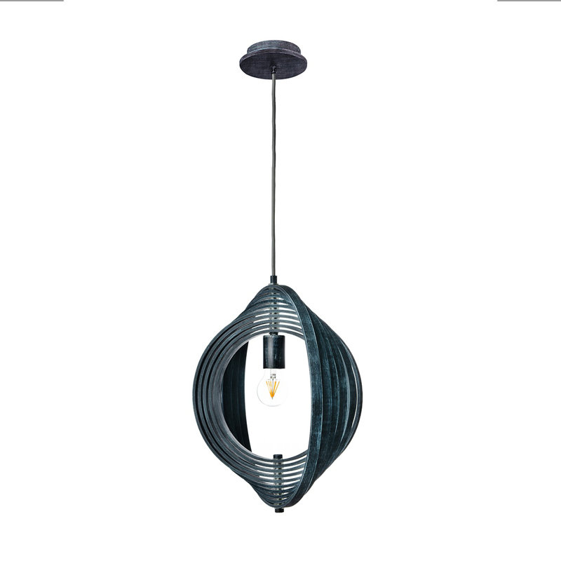 Abruzzes, 1LT Pend, L, bleu marine, H 91 po x l 18 po x P 17,25 po