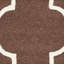 Hand-Tufted Wool Brown/Ivory Rug