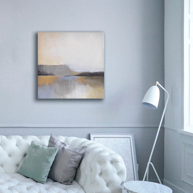 Epic Graffiti 'Grey Dunes 1' by Brittany Evans Canvas Wall Art, 37" x 37", 37" H x 37" W