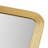 Rounded Rectangle Fluted Wall Mirror Gold See Below