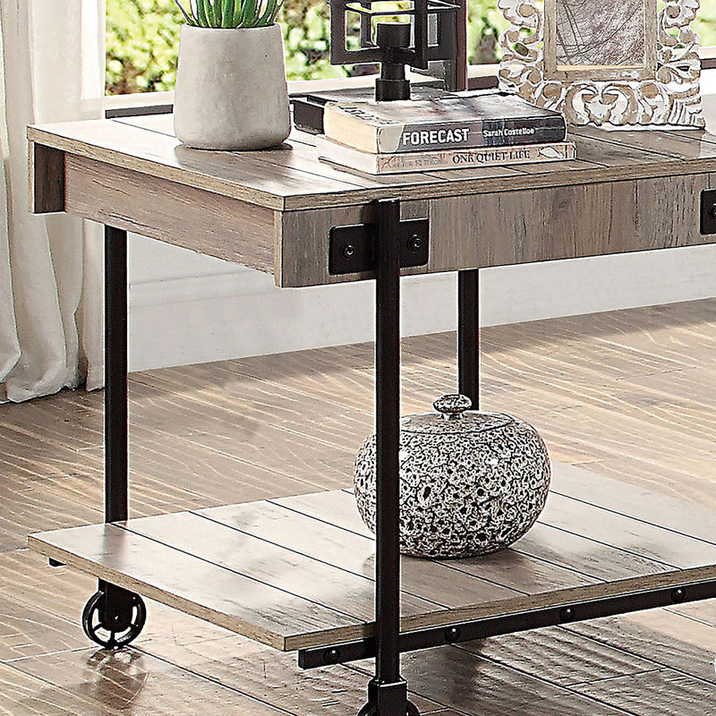 Table de bout de style industriel 1pc