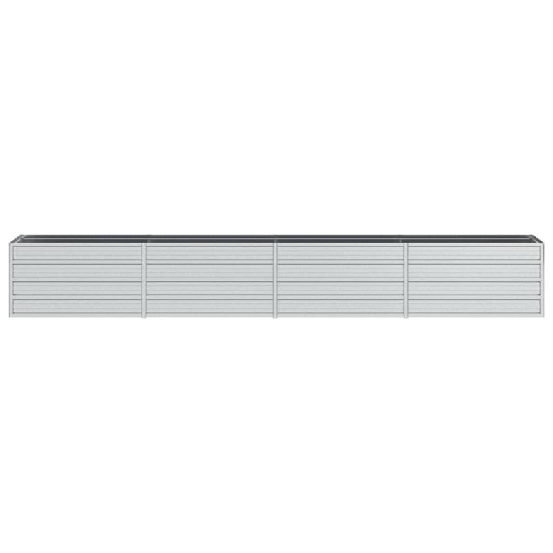 Alezander Metal Raised Flower Bed, 45cm H x 320cm W x 40cm D