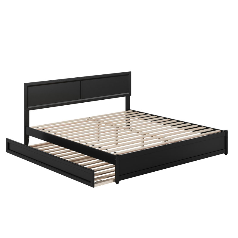 Lit plateforme Astley, Très grand, Noir