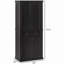 Armoire de cuisine, armoire de maison haute, armoire de rangement pour vestibule, armoire de rangement autoportante-1527080910