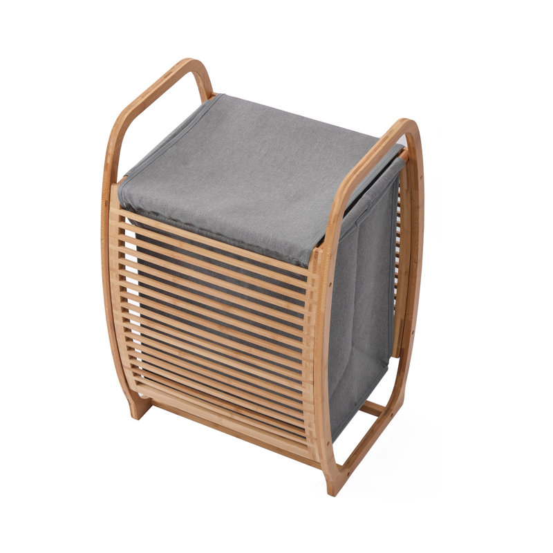 Bamboo Laundry Hamper with Handles