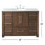 Ensemble de meuble-lavabo simple 48 po Asellus
