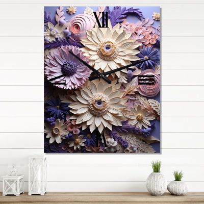Horloge murale Aniyla - Daisies